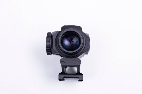 Front view of Gideon Optics Advocate scope lens