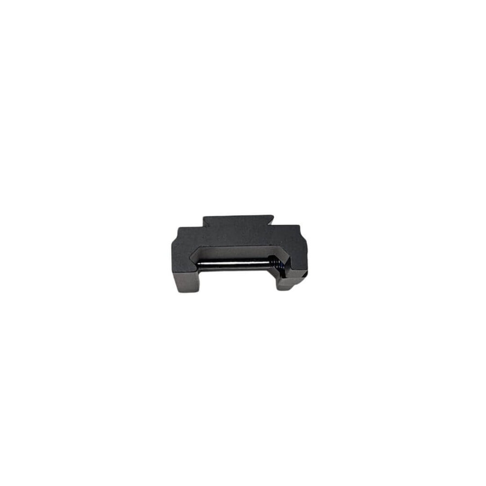 End view of Gideon Optics Low Picatinny Rail Mount for ACRO footprint