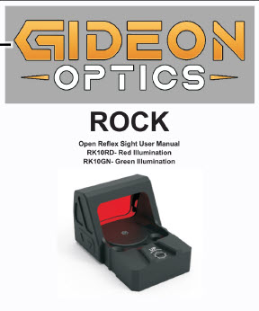 Gideon Optics Rock User Manual Cover