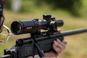 Gideon Optics Guardian LPVO mounted to a hunting rifle