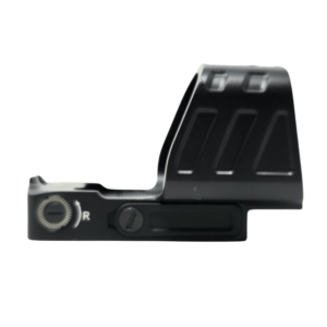 Side view of Gideon Optics Judge XL red dot sight