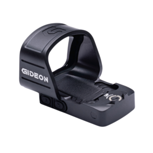 Back angled view Gideon Optics Judge XL red dot