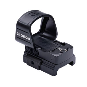 Back angled view Gideon Optics Judge XL red dot with mount