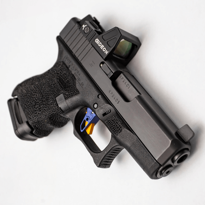 Gideon Optics Rock optic mounted to a pistol