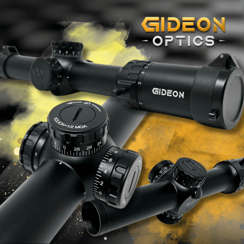 Collage photo of Gideon Optics Guardian 1-8x SFP LPVO