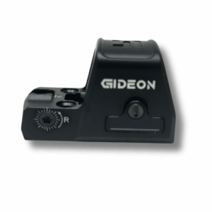 Side view logo Gideon Pebble Reflex Sight