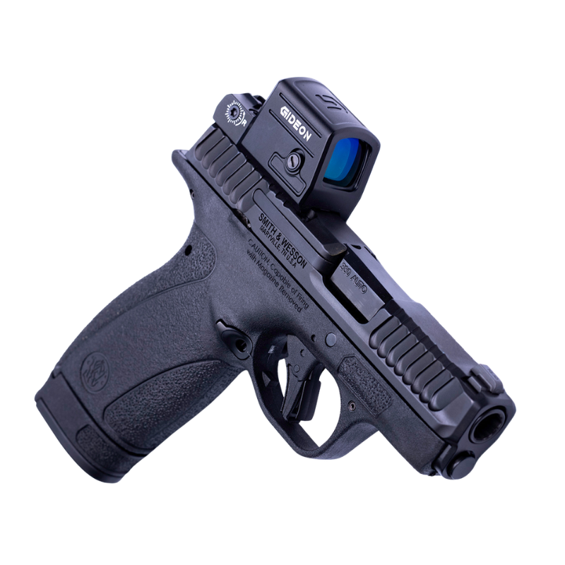 Gideon Optics Pebble E mounted to Bodyguard 2.0